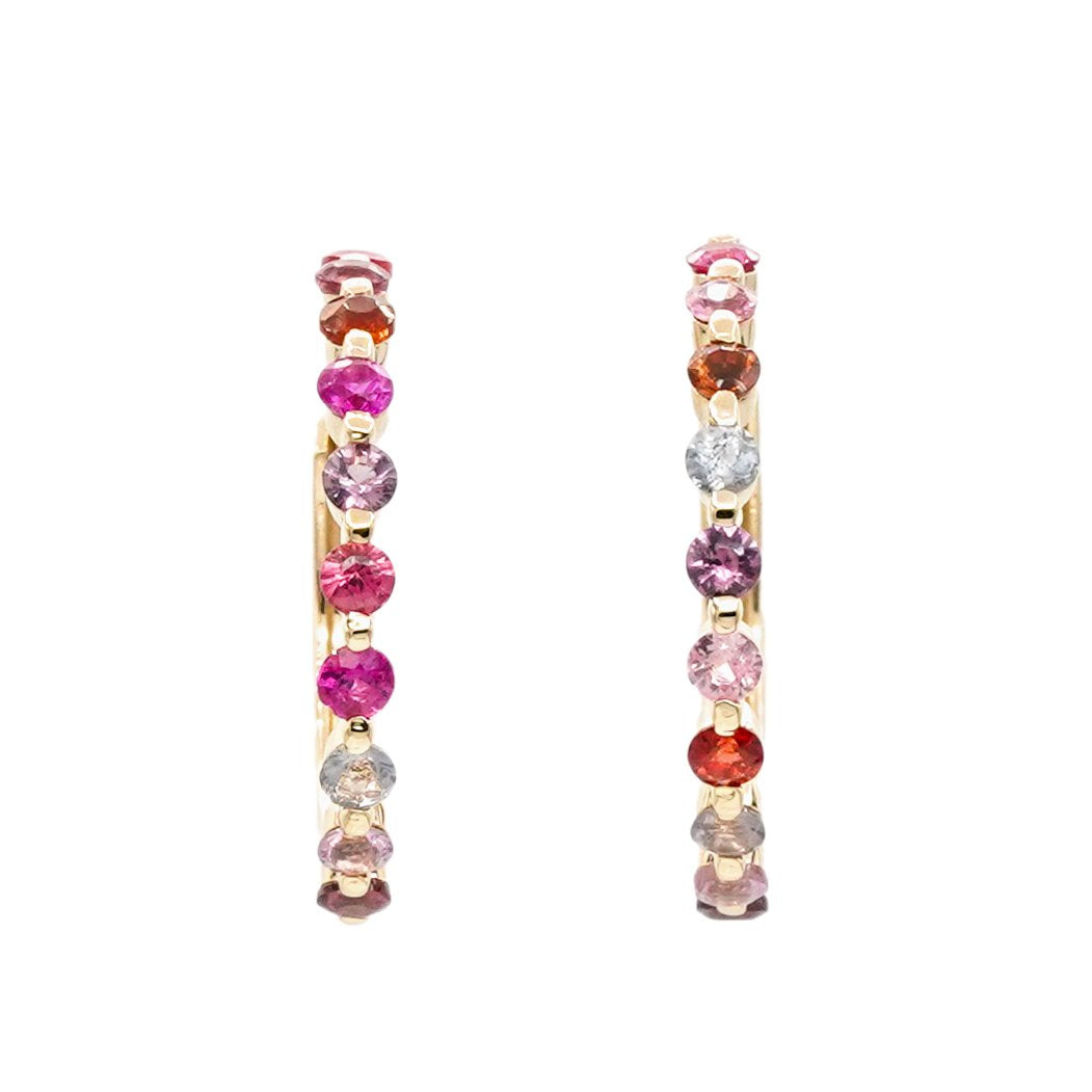 Bloom Single Prong Hoops
