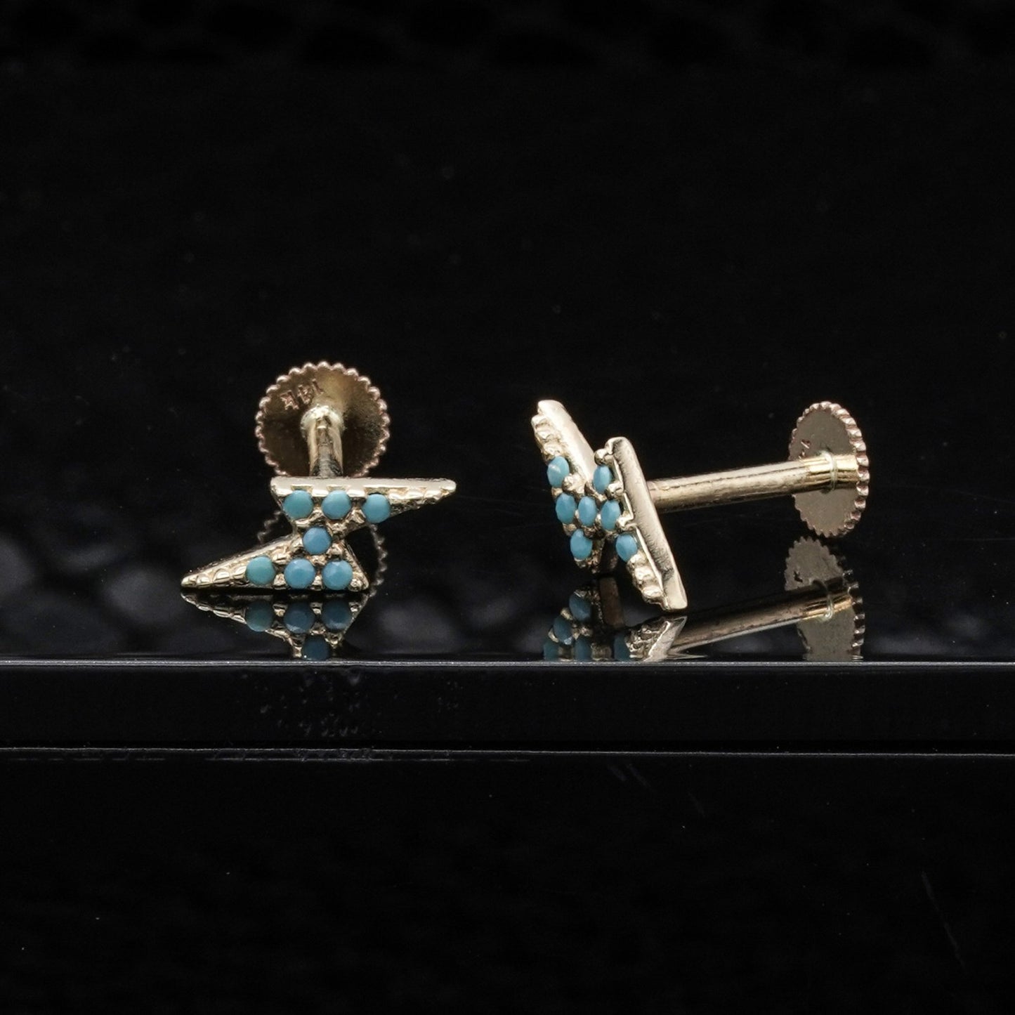 Lightning Bolt Studs