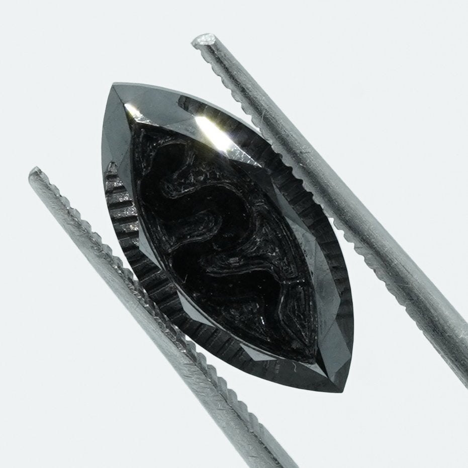 3.65 Carat Black Diamond