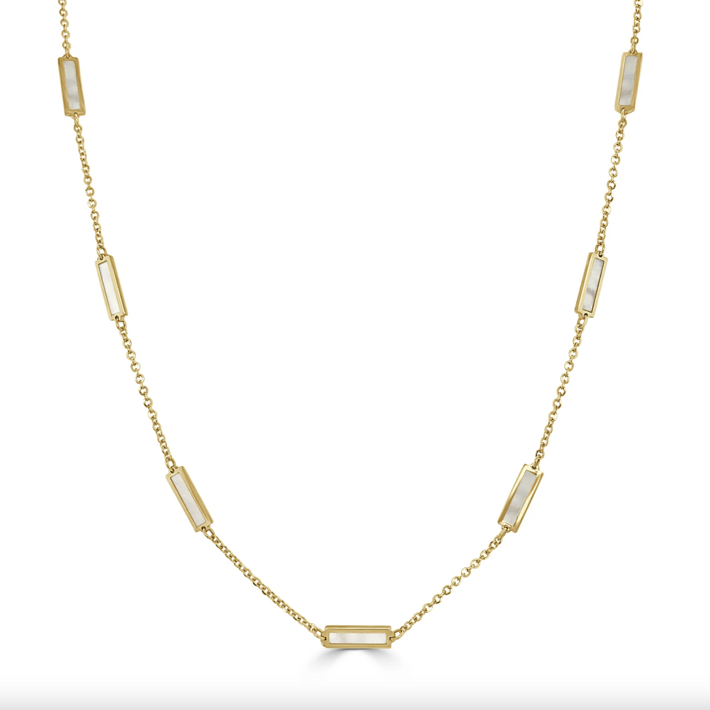 Mother Of Pearl Station Chain