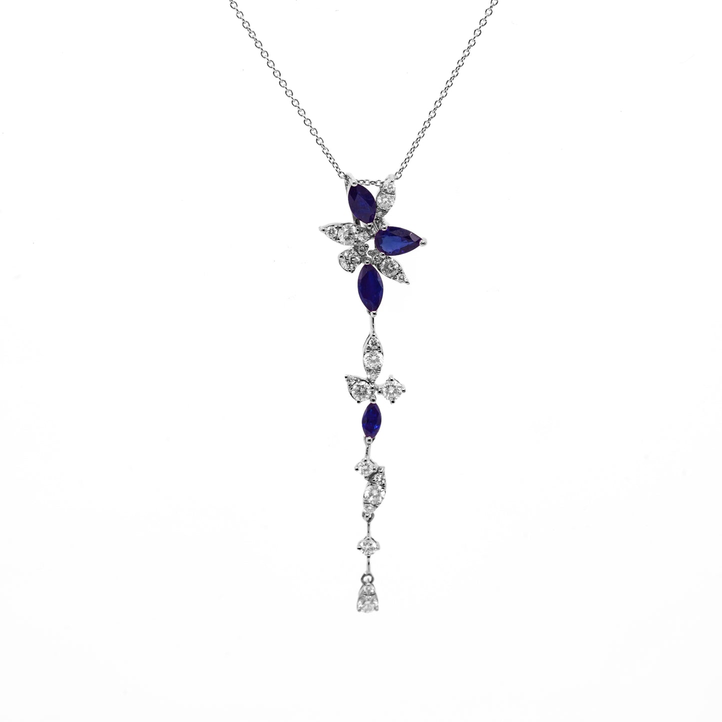 Wisteria Pendant - Sapphire