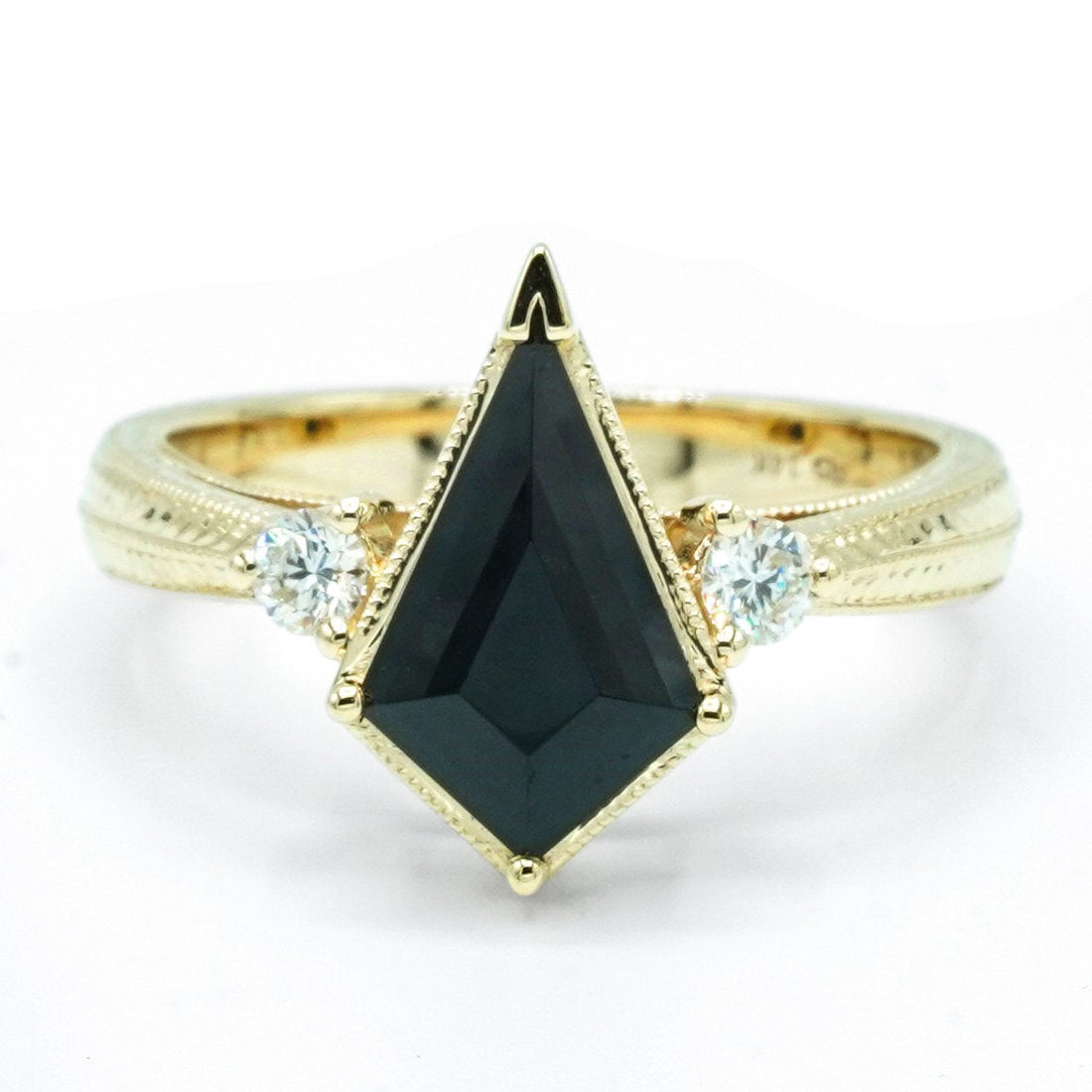 lilit fine jewelry, black diamond engagement rings shop, shop unique engagement rings, shop edgy alternative engagement rings