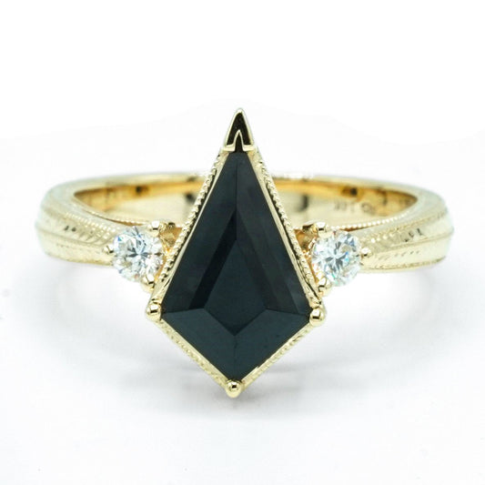 lilit fine jewelry, black diamond engagement rings shop, shop unique engagement rings, shop edgy alternative engagement rings