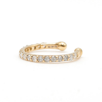 Single Row Diamond Ear Cuff