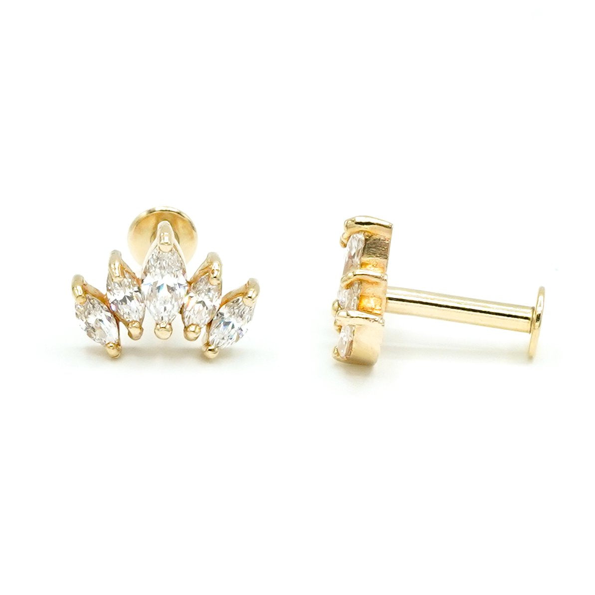 Marquise Cluster Studs