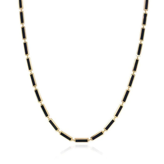 Onyx Inlay Necklace