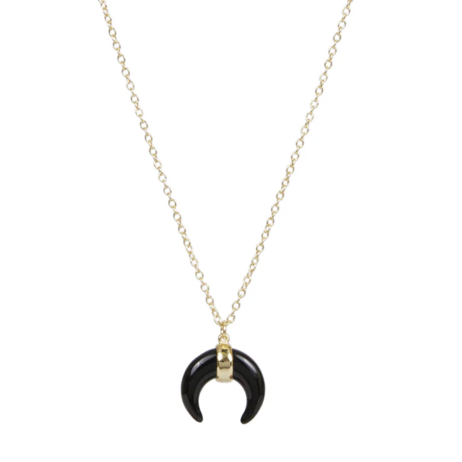Black Onyx Double Horn