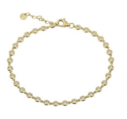 Bezel Set Diamond Bracelet
