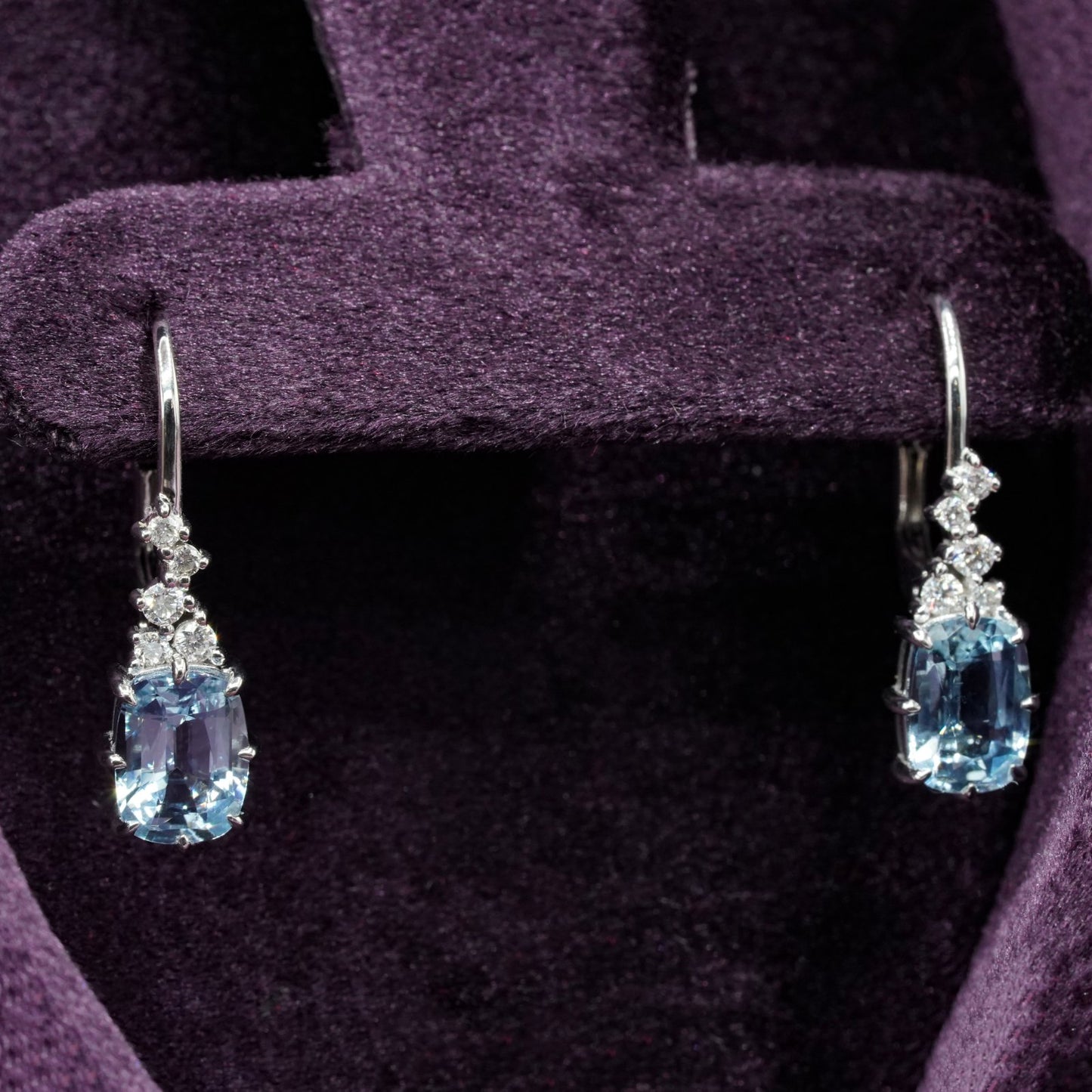 Ava Aquamarine Earrings