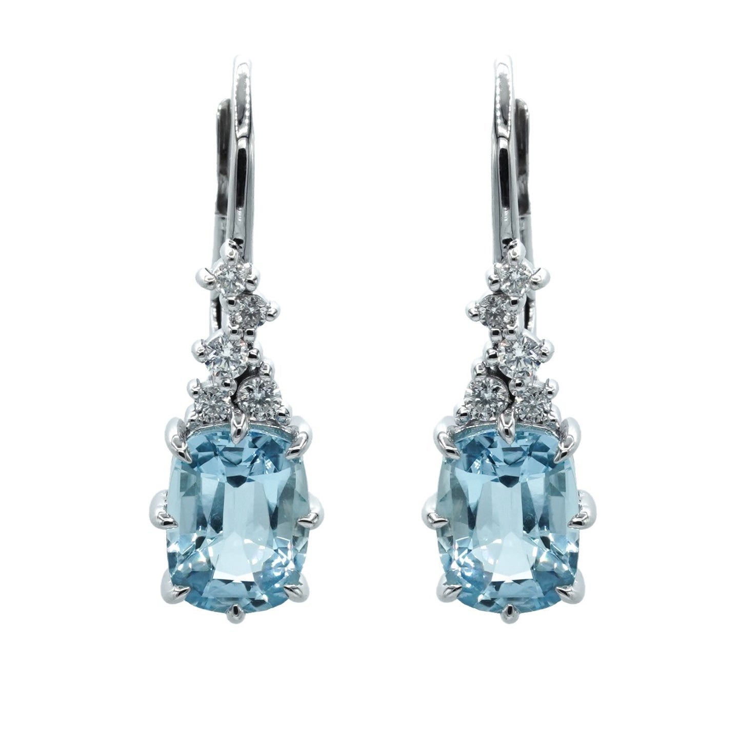 Ava Aquamarine Earrings