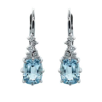 Ava Aquamarine Earrings