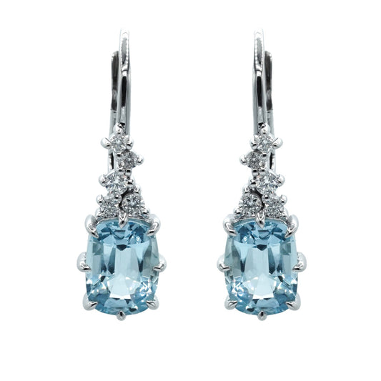 Ava Aquamarine Earrings