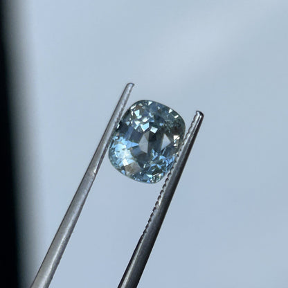 Cushion Cut Green Sapphire: 2.29 CT