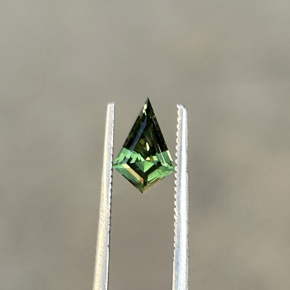 Kite Shape Green Sapphire: 0.73 CT