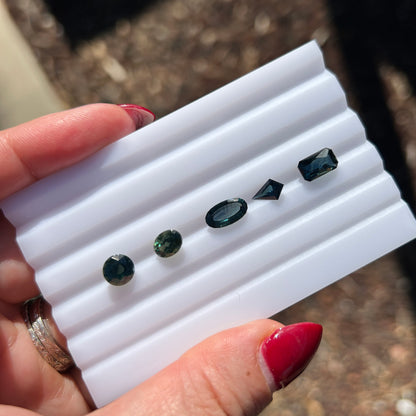 Radiant Cut Teal Sapphire: 1.99 CT