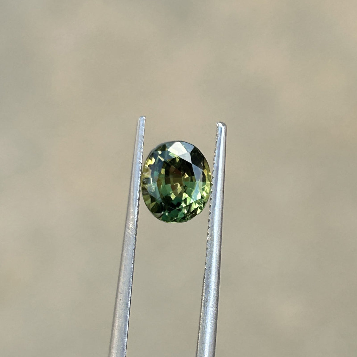 Oval Green Sapphire: 1.31 CT