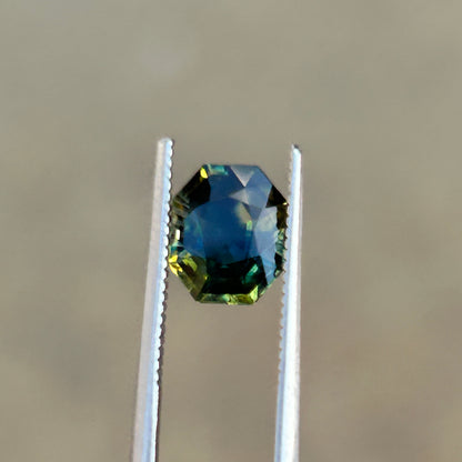 Radiant Cut Bicolor Sapphire: 1.64 CT