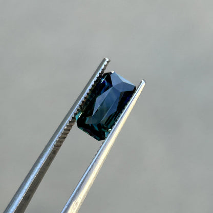 Radiant Cut Teal Sapphire: 1.99 CT